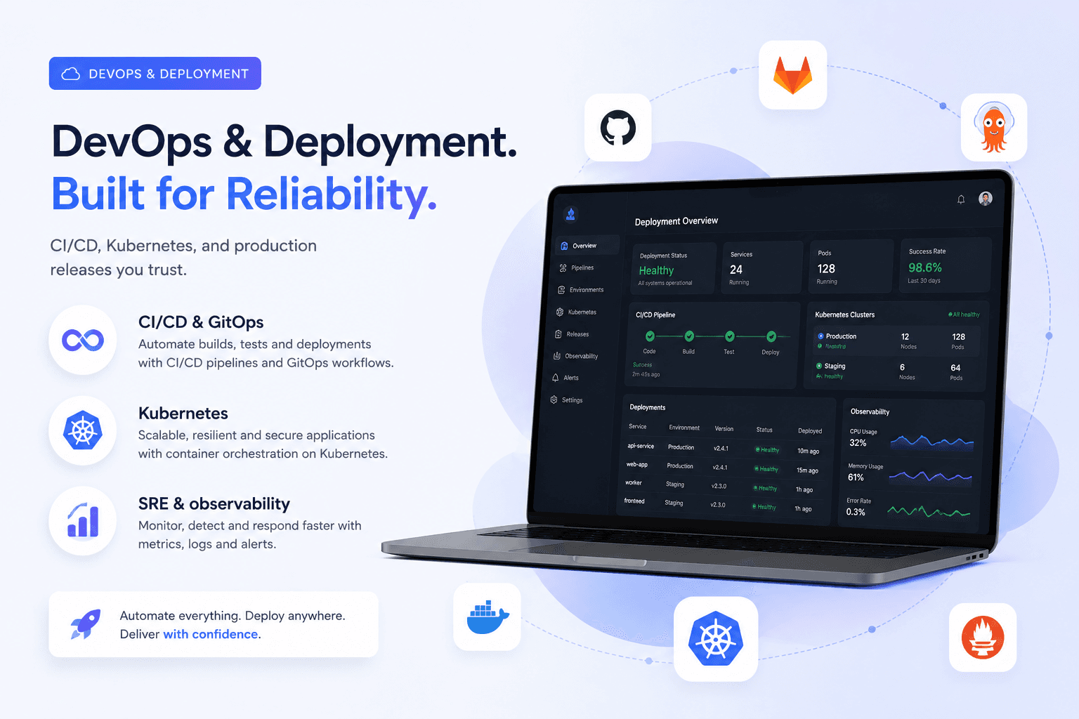 DevOps & Deployment services by FocusFolks